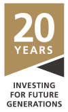 Banner - 20 years of investing for future generations